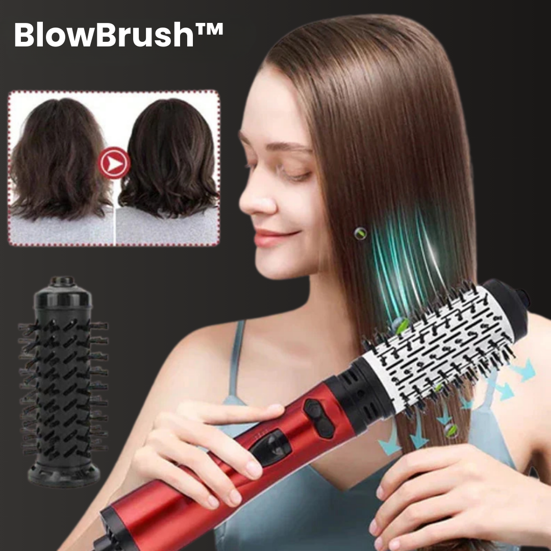 BlowBrush™ | Hemmeligheden Bag Perfekt Hår Derhjemme På Bare 5 Minutter