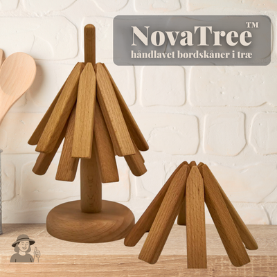 NovaTree™ - Håndlavet Bordskåner i Træ